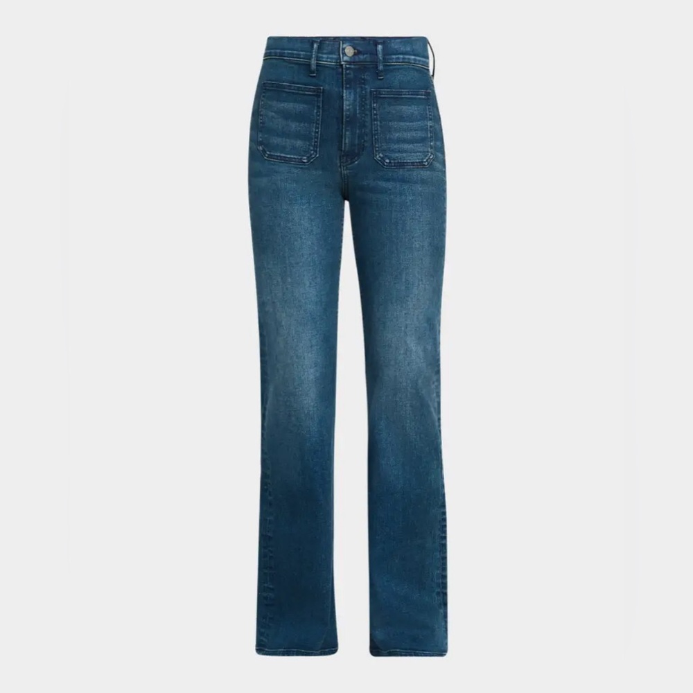 Veronica Beard Crosbie High-Rise Wide Loafer Jeans Size 26